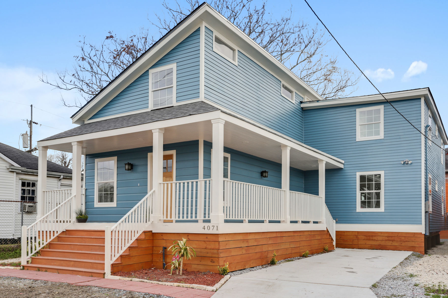 Newly constructed home in Gentilly